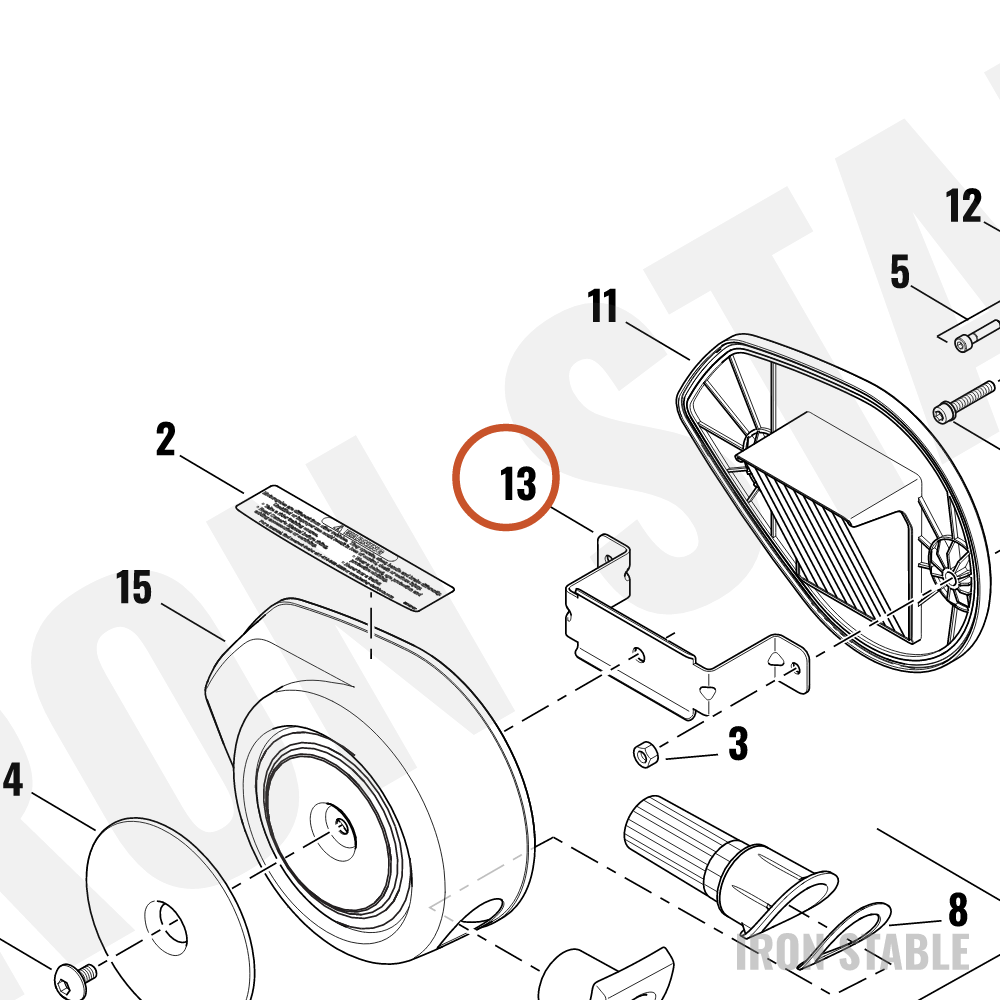 Harley-Davidson Bracket, Fuel/Intk Mounting, X