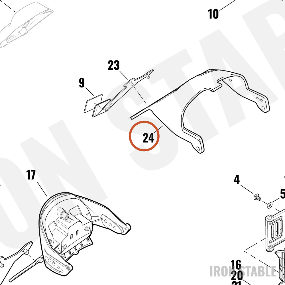 Harley-Davidson Lic'se Plt Module, Cntr/Dom