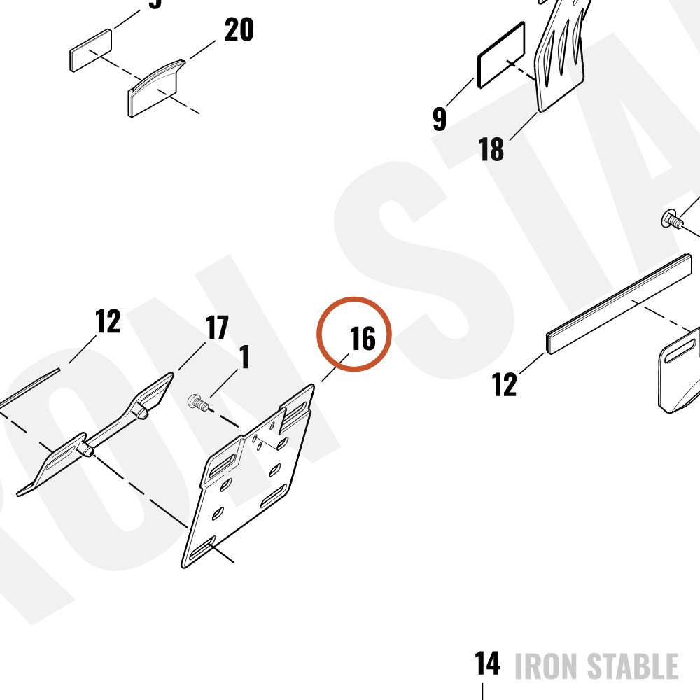 Harley-Davidson Bracket, Lic'se Plt