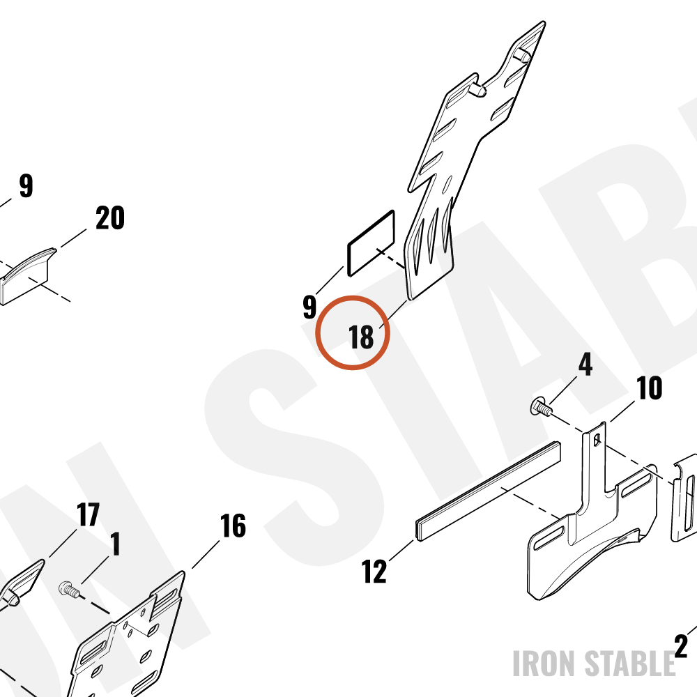 Harley-Davidson Bracket, Lic'se Plt Reflex/Hdi