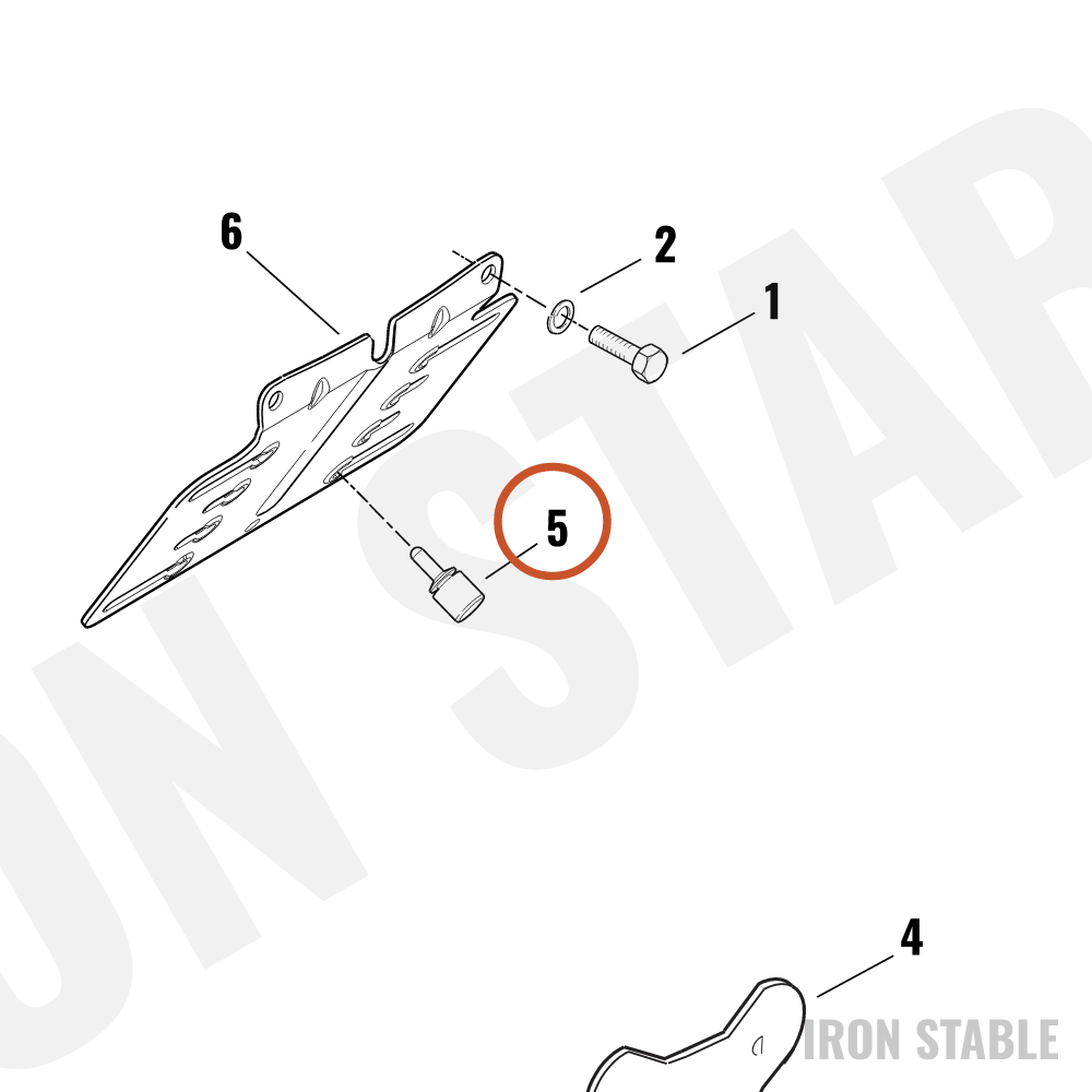 Harley-Davidson Bumper, Lic'se Plt Bracket