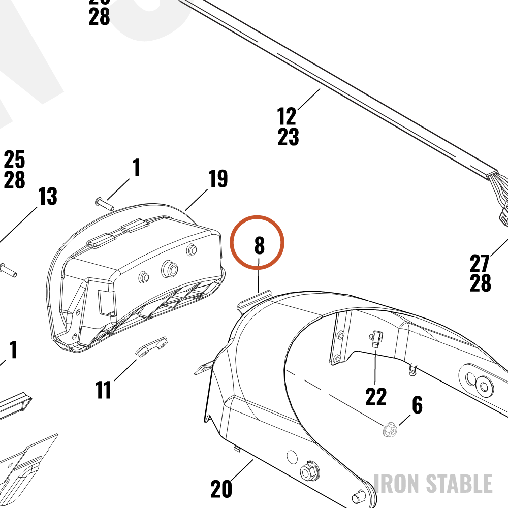Harley-Davidson Bracket, Lic Pl, X