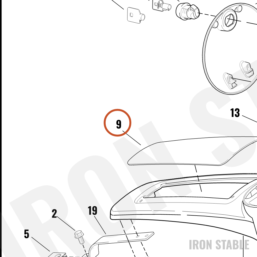 Harley-Davidson Insert, Console, 'Electra Glide