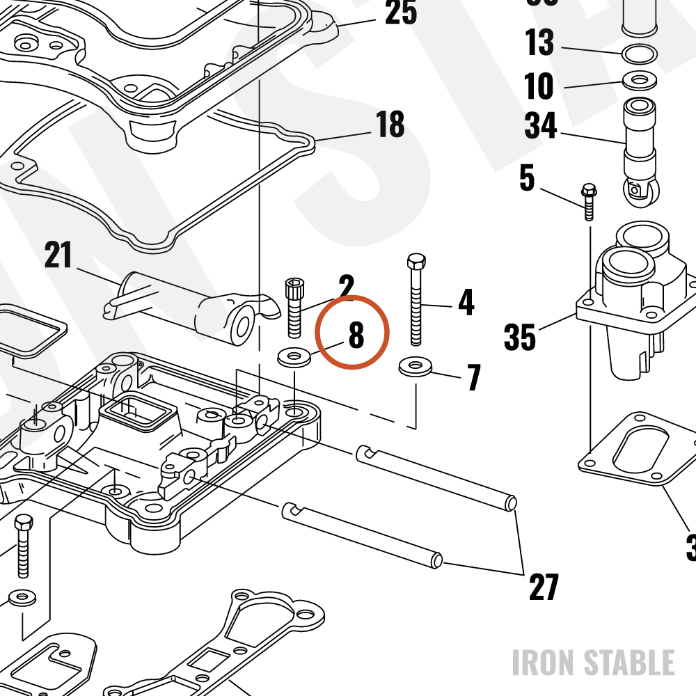 Harley-Davidson Washer, Ferrous Heat Treated