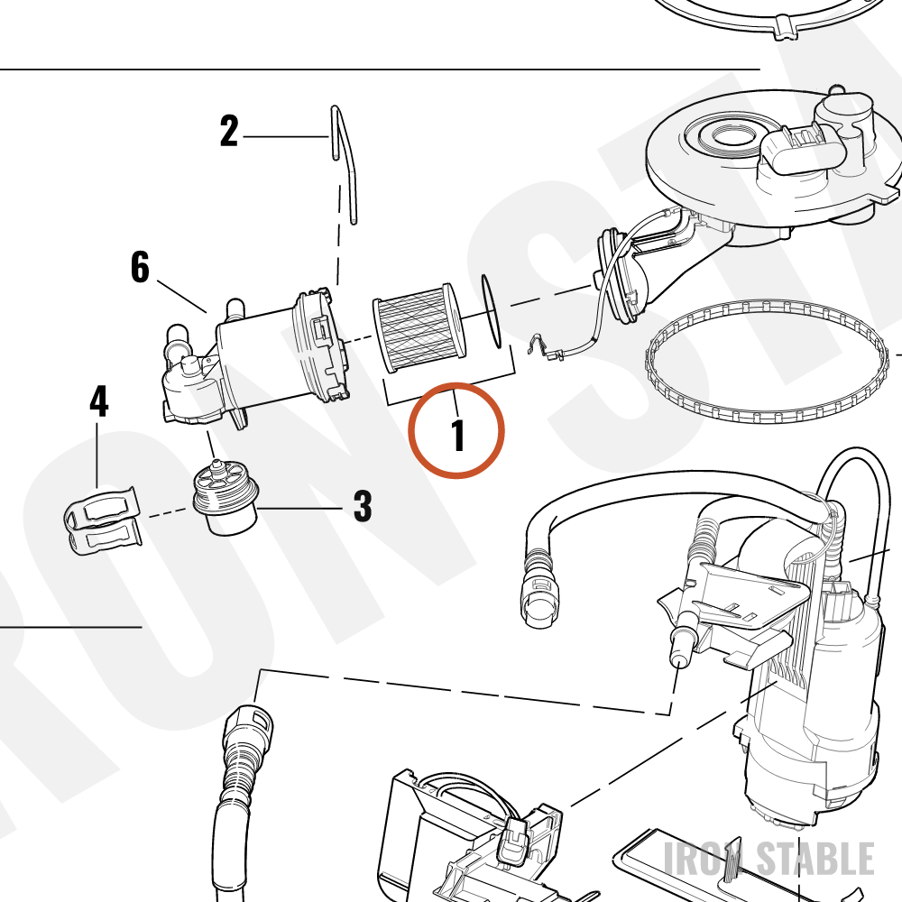 Harley-Davidson Fuel Filter Kit, With O-Ring