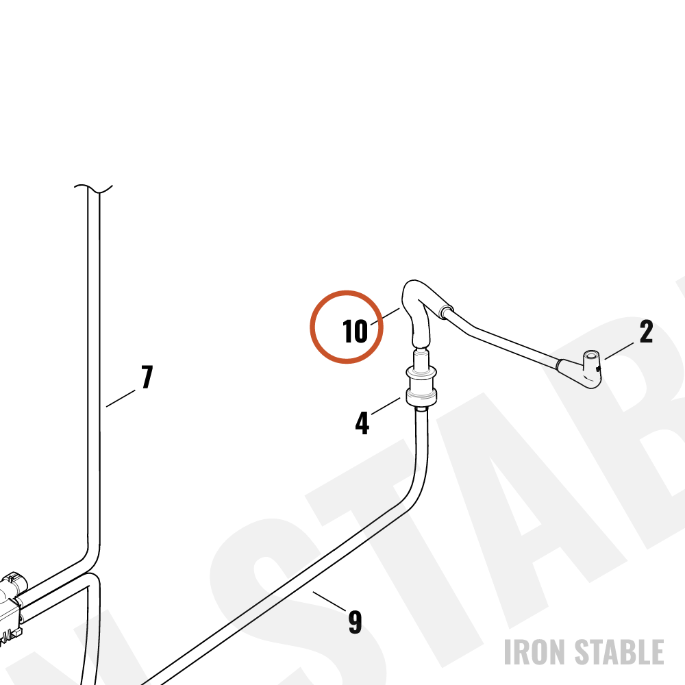 Harley-Davidson Hose, Ftk Vapor Vent, X