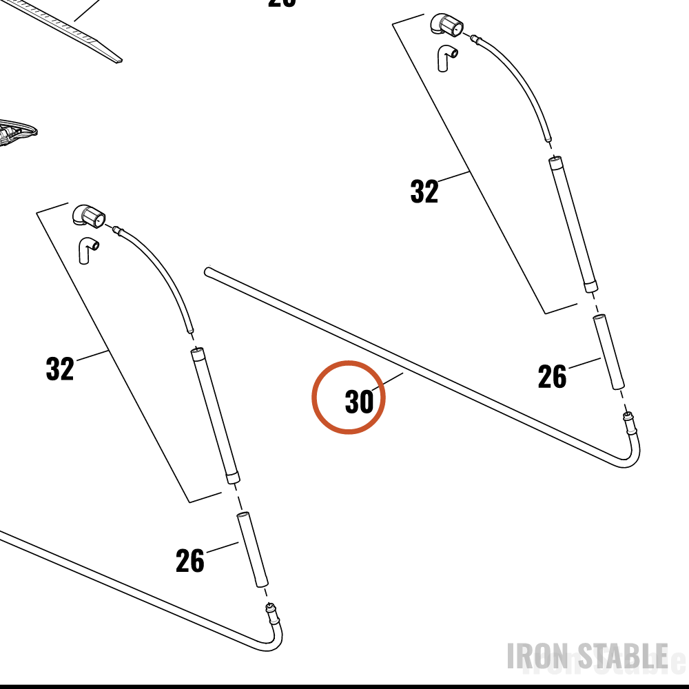 Harley-Davidson Vent Line Assembly, F'tnk