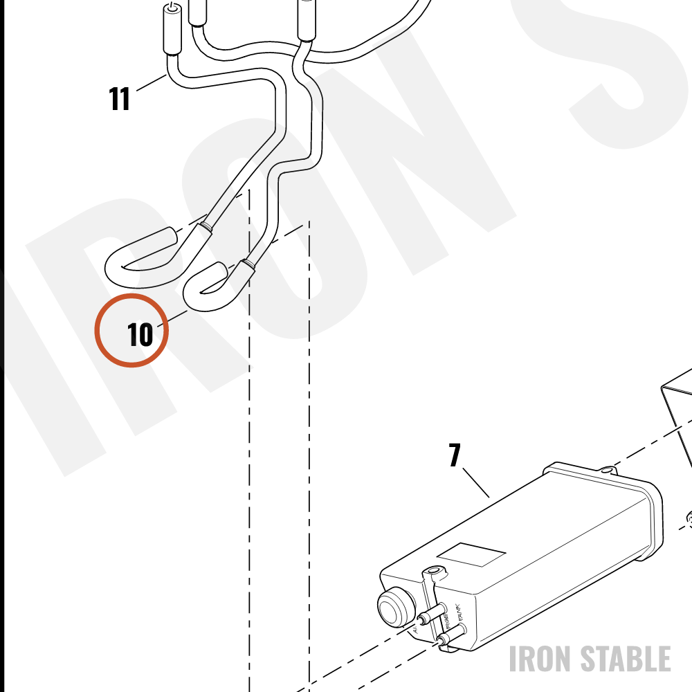 Harley-Davidson Hose, Ftk Vapor Vent, Roll Over-