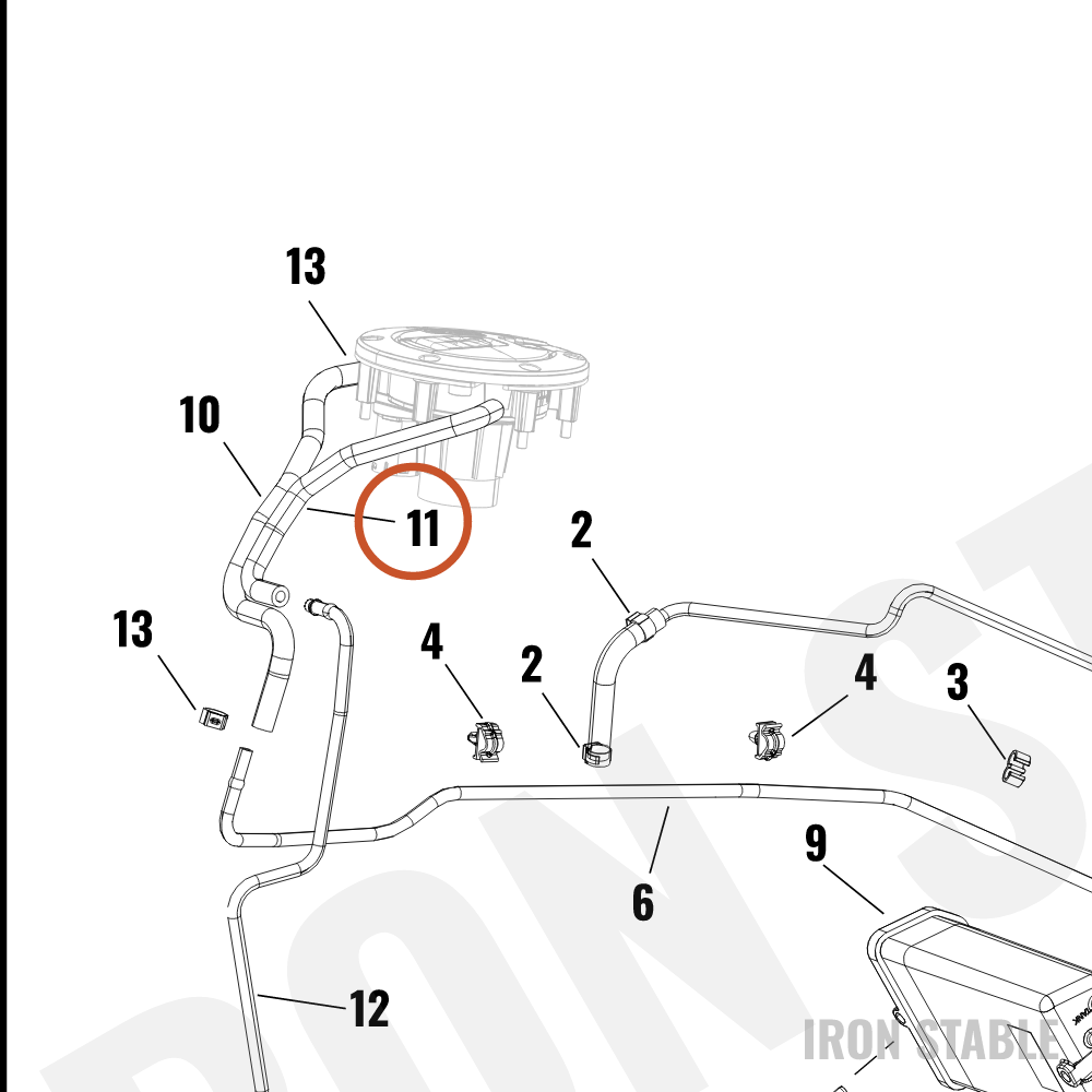 Harley-Davidson Hose, Ftk Vapor Vent, Overfill, U