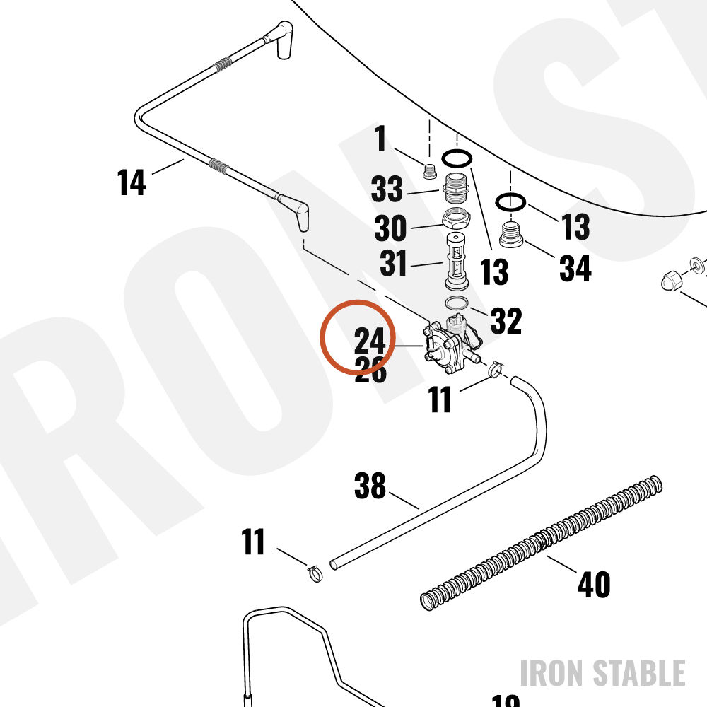 Harley-Davidson Diaphragm Service Kit Fuel Val
