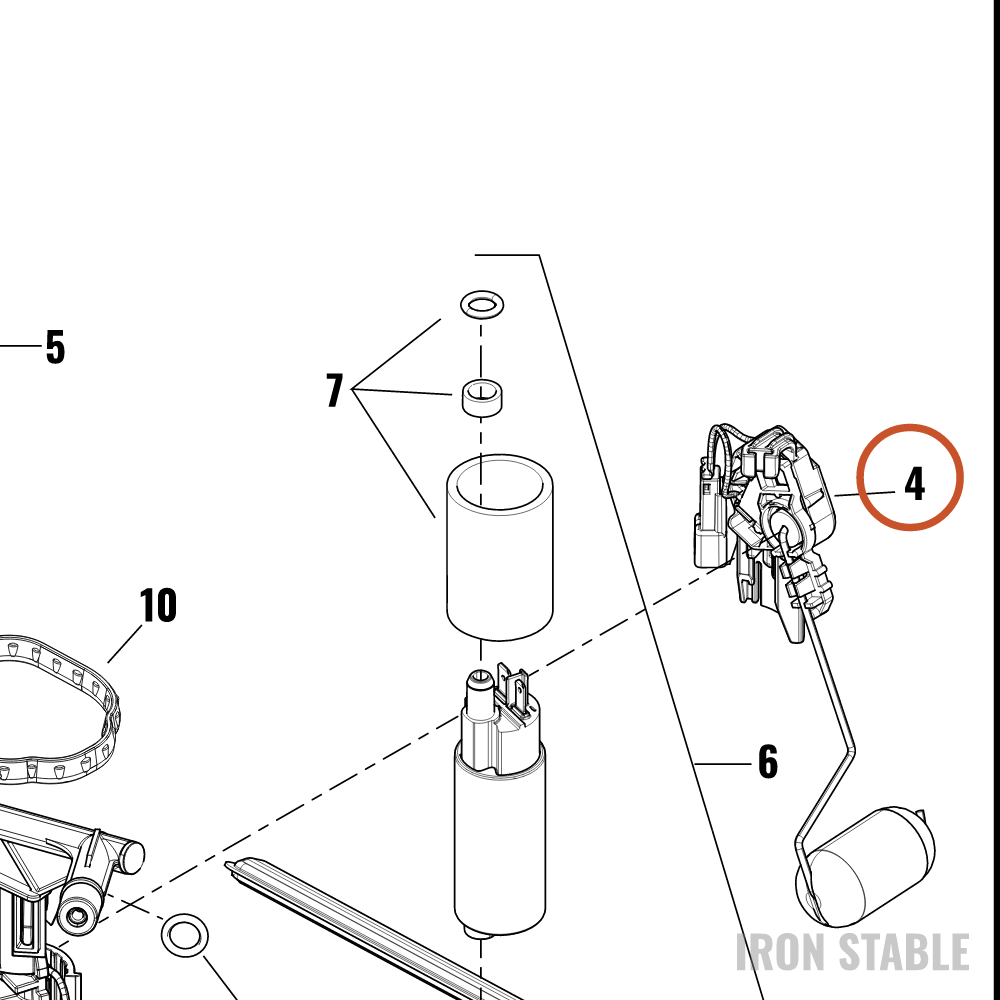 Harley-Davidson Kit, Fp, Fuel Lvl Sensor Assembly