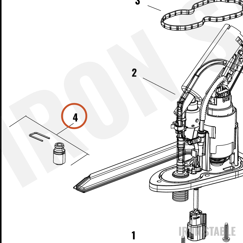 Harley-Davidson Fuel Pump Sub-Component, Fuel Regul