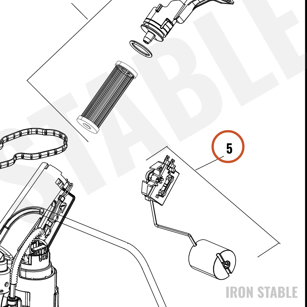 Harley-Davidson Kit, Fp, Fuel Lvl Sensor Assembly