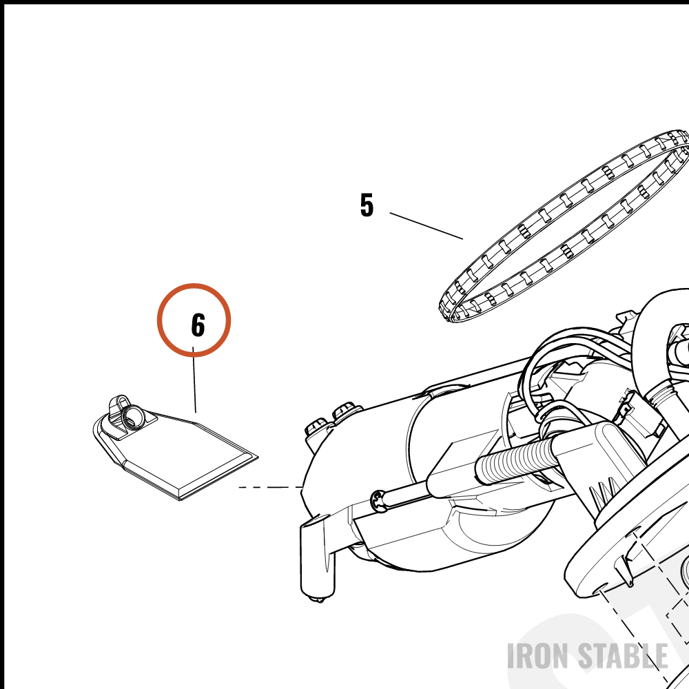Harley-Davidson Fuel Pump Sub-Component, Strainer
