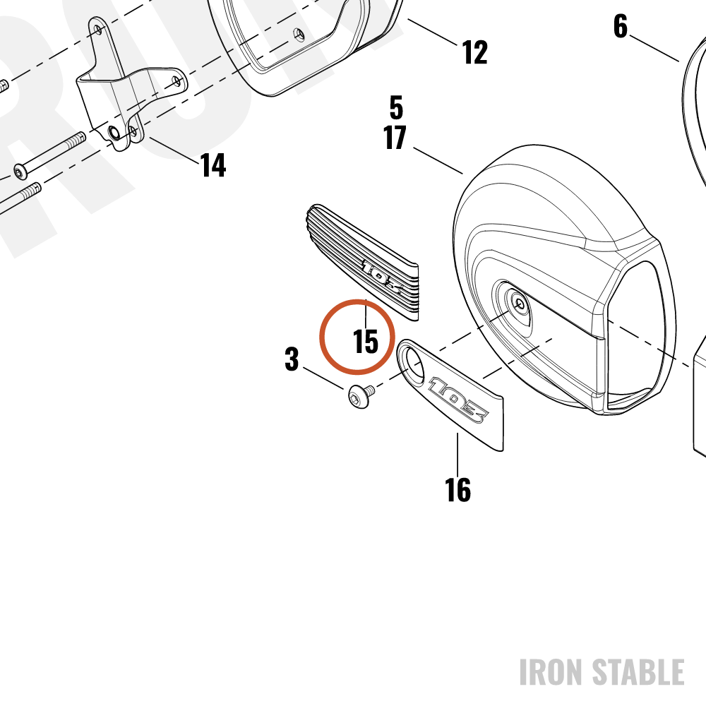 Harley-Davidson Insert, A-C Cover