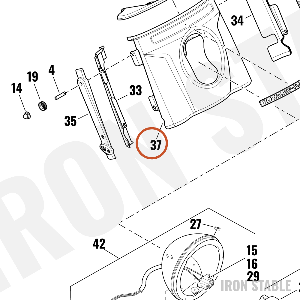 Harley-Davidson Cover, Race Hdlt, X