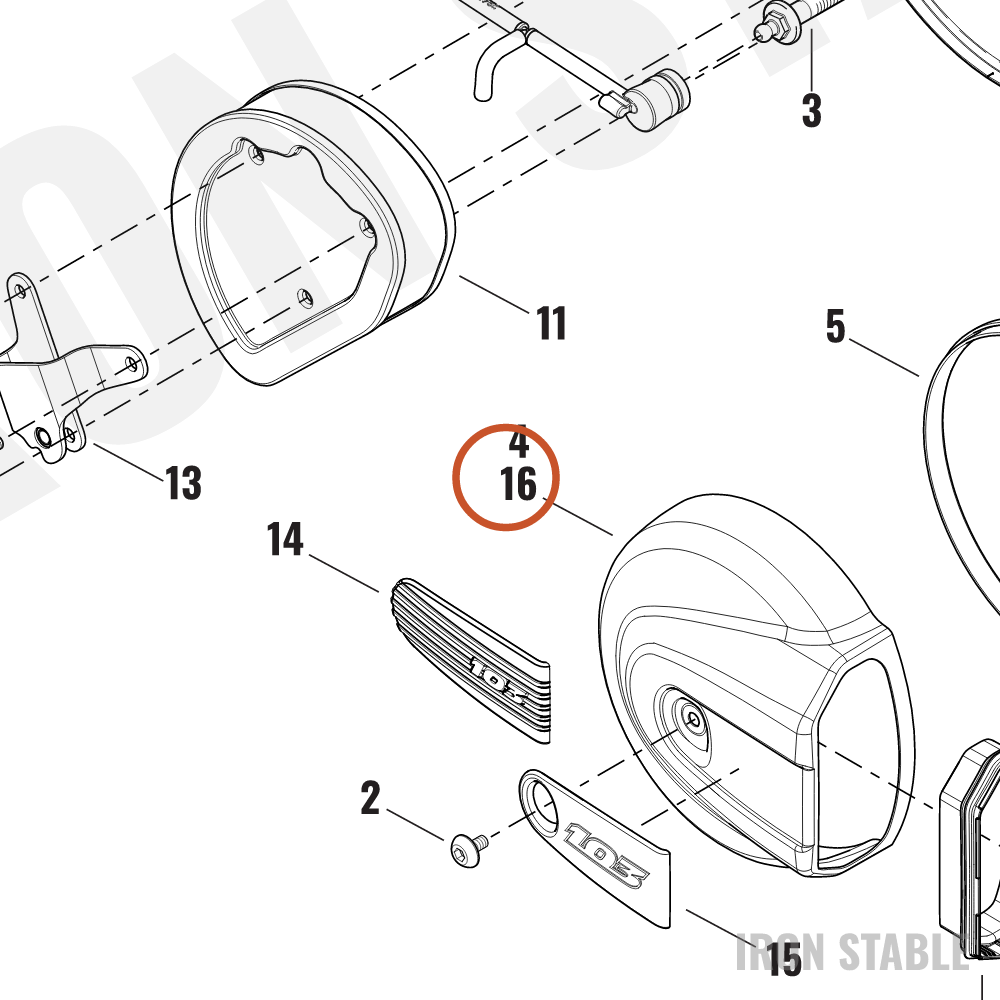 Harley-Davidson Air Cleaner Cover Kit