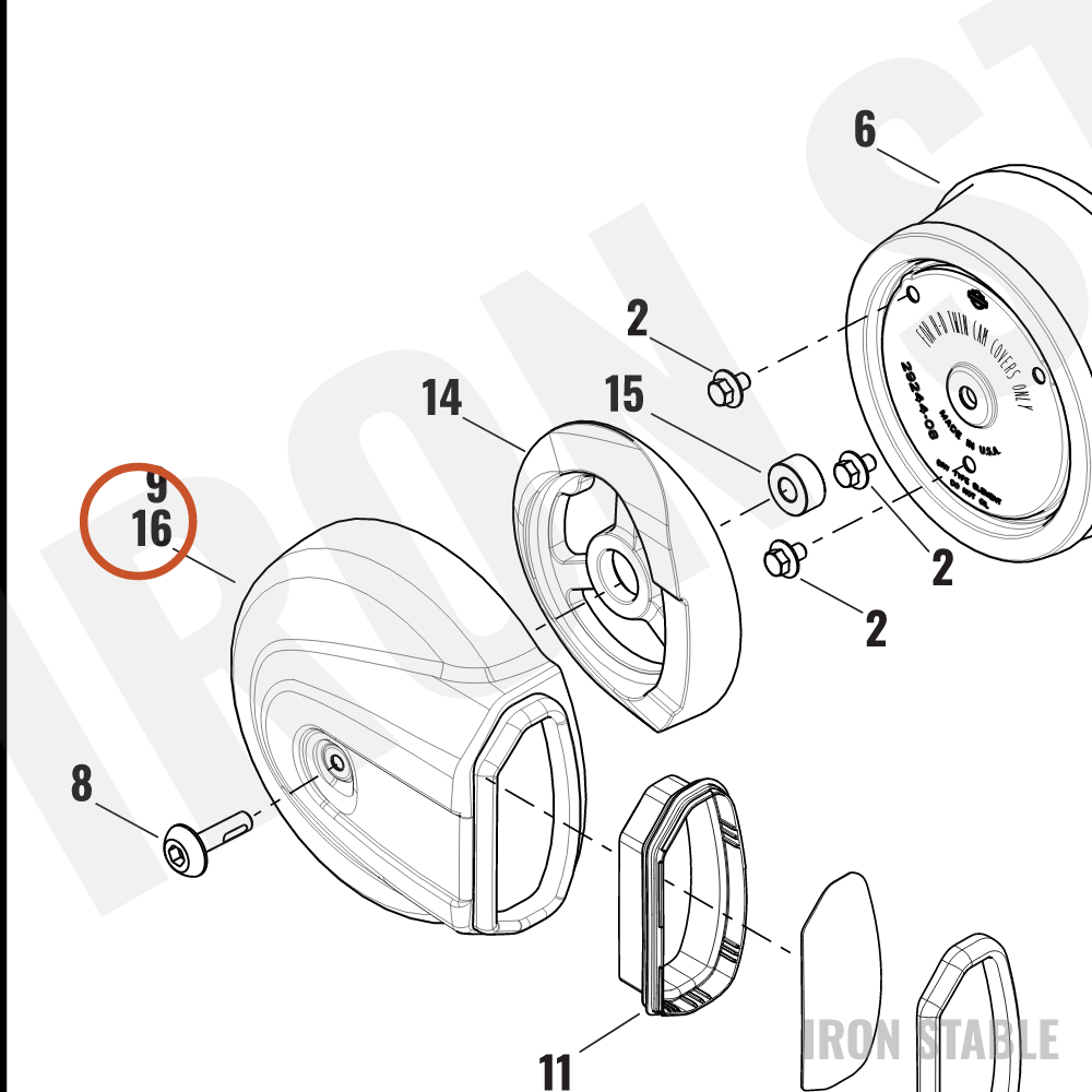 Harley-Davidson Air Cleaner Cover Kit