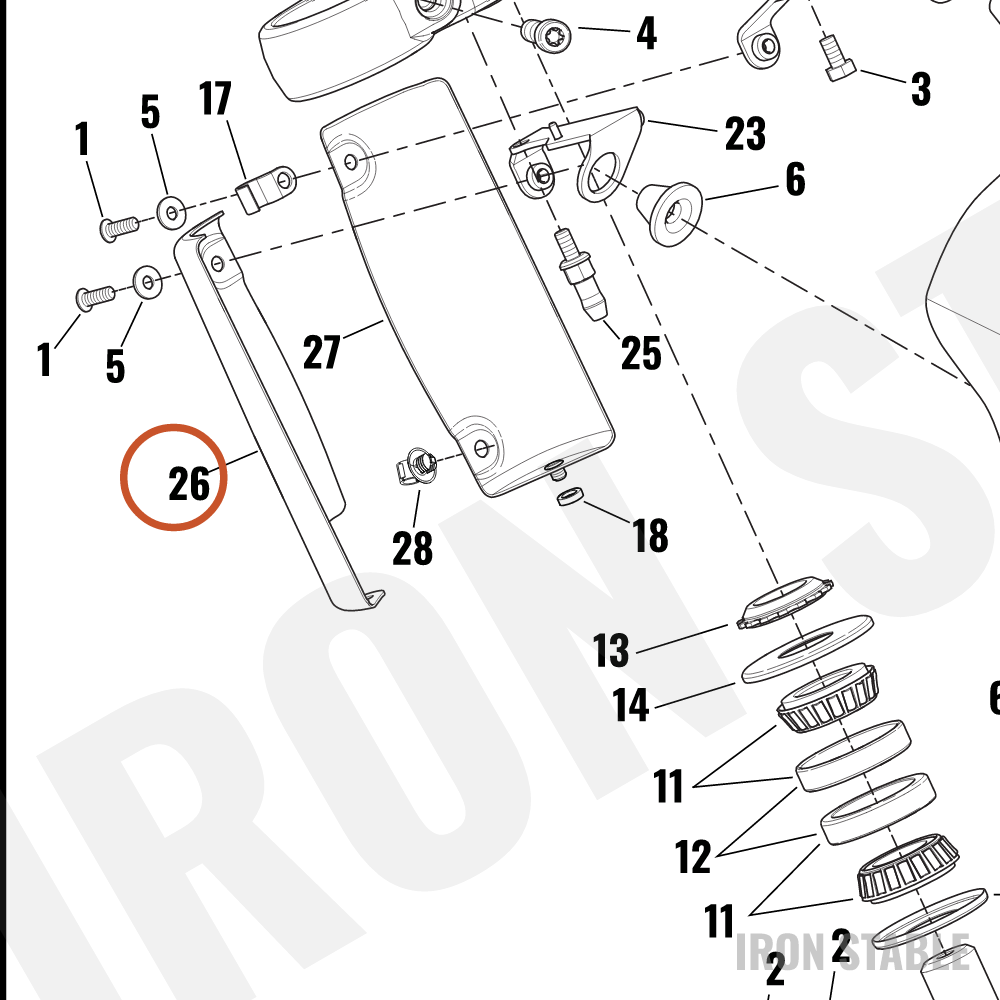 Harley-Davidson Panel, Bodywork Trim, Black, Rh