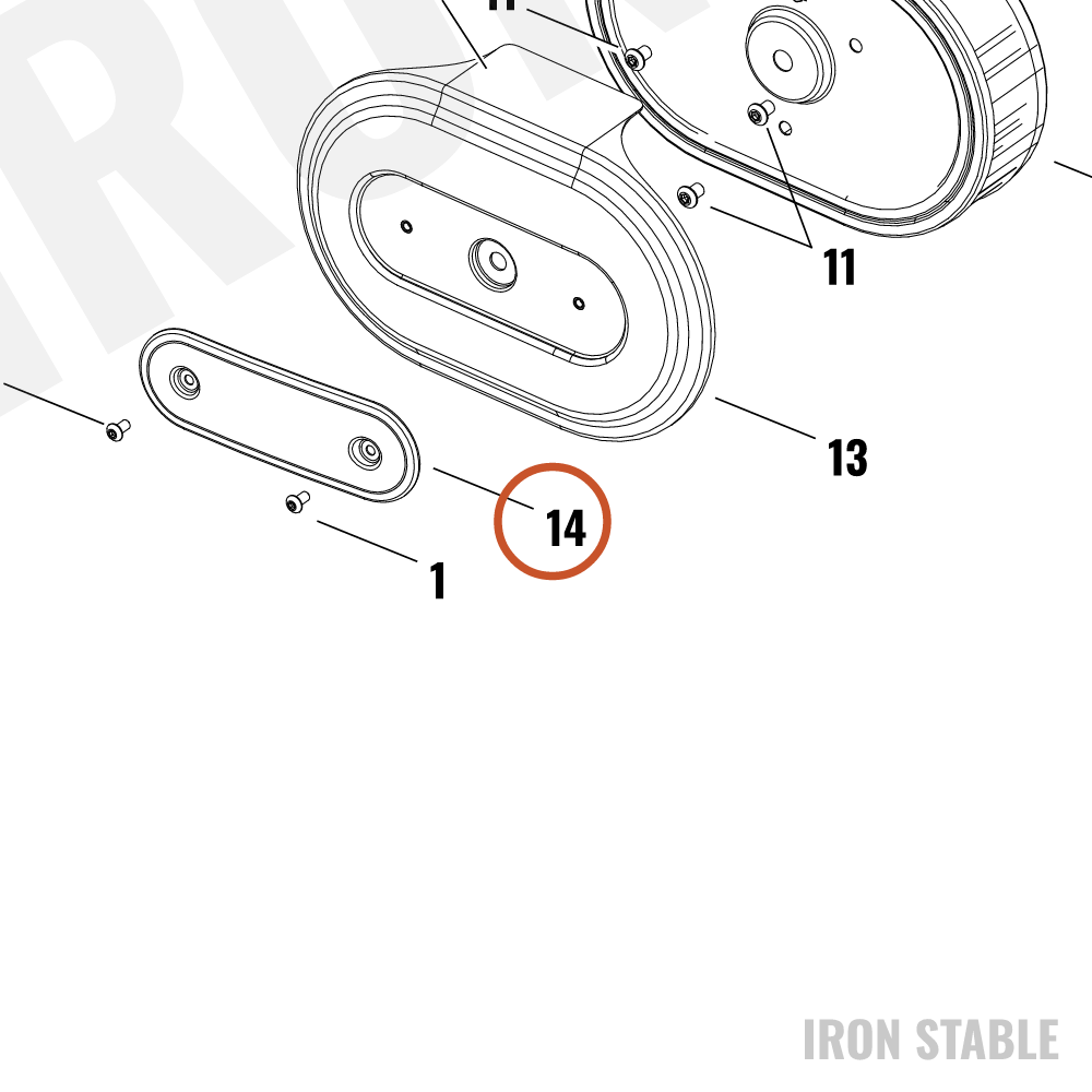 Harley-Davidson Airbox Cover Sub-Component, Insert, Ai