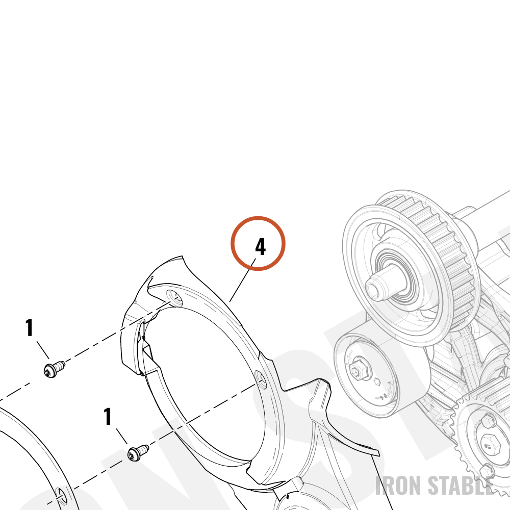 Harley-Davidson Cover, Ev, Primary Drive