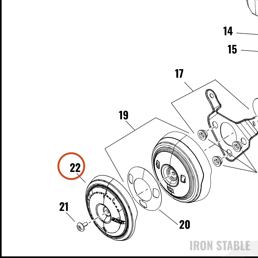 Harley-Davidson Airbox Cover Sub-Component, Insert