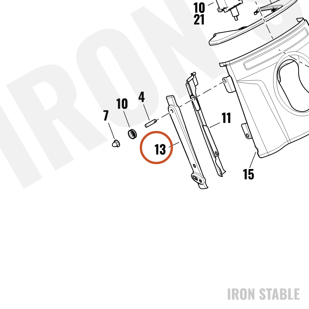 Harley-Davidson Cover, Hdlt, Rh, Side, Nacelle, Gbl