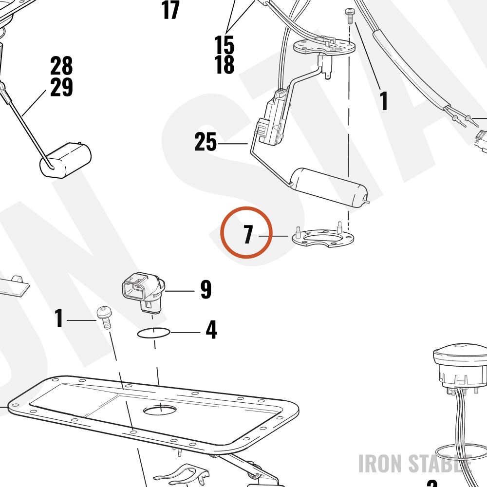 Harley-Davidson Gasket, Fuel Sender