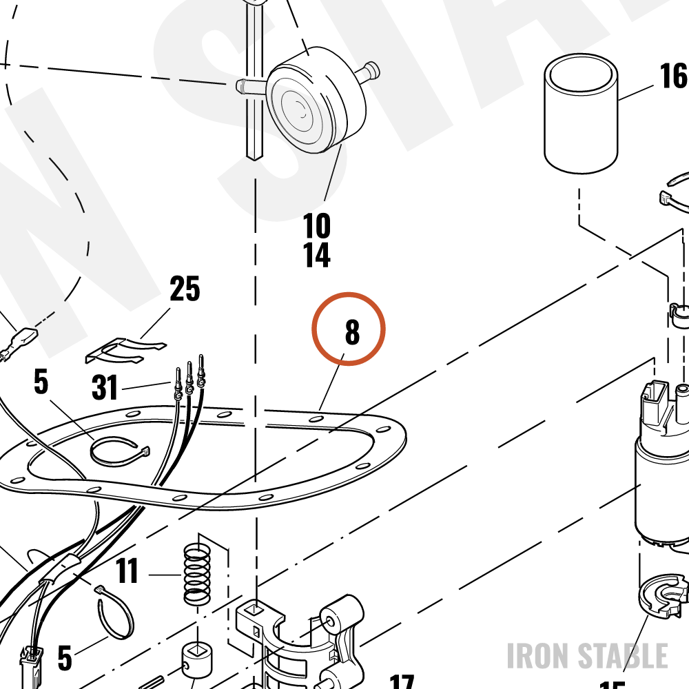 Harley-Davidson Gasket, Top Plate
