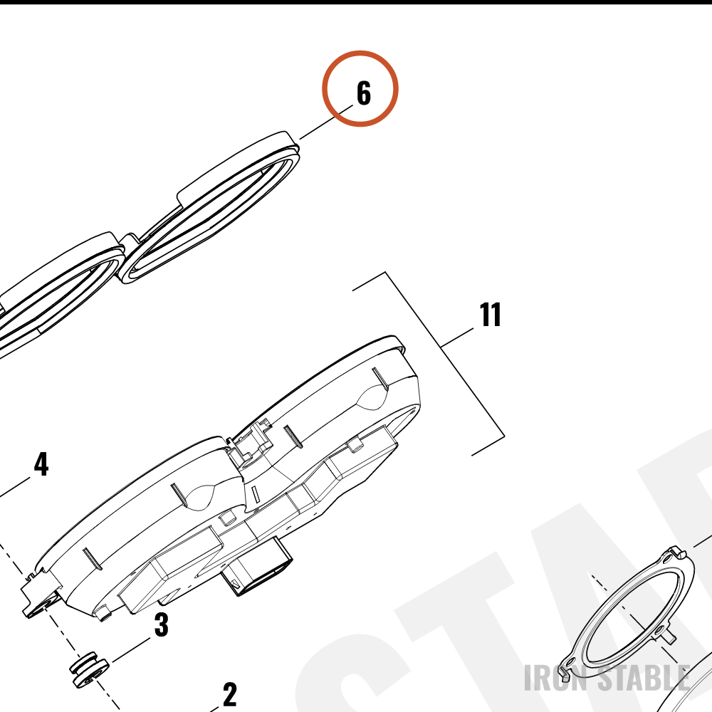 Harley-Davidson Trim, Misc Deco, Ga, Bezel, Assembly, L