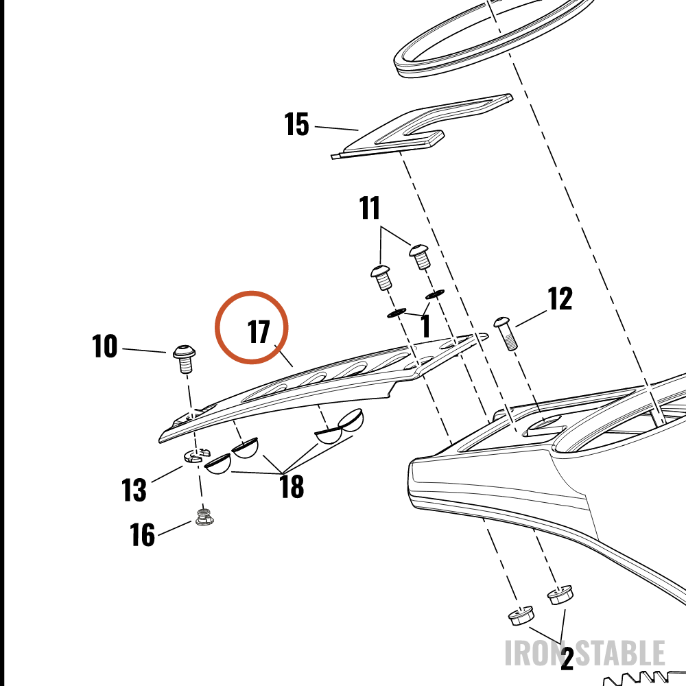 Harley-Davidson Trim, Ftk Strp Sub-Assembly, Satin
