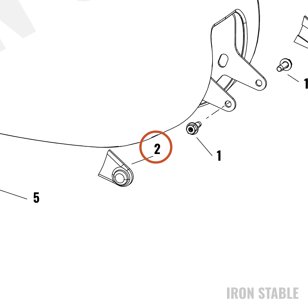 Harley-Davidson Trim, Rh Front Ftk Bracket