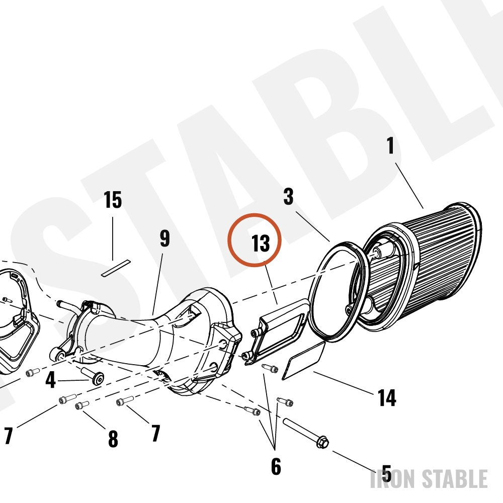 Harley-Davidson Trim, Insert-Bracket, Mach