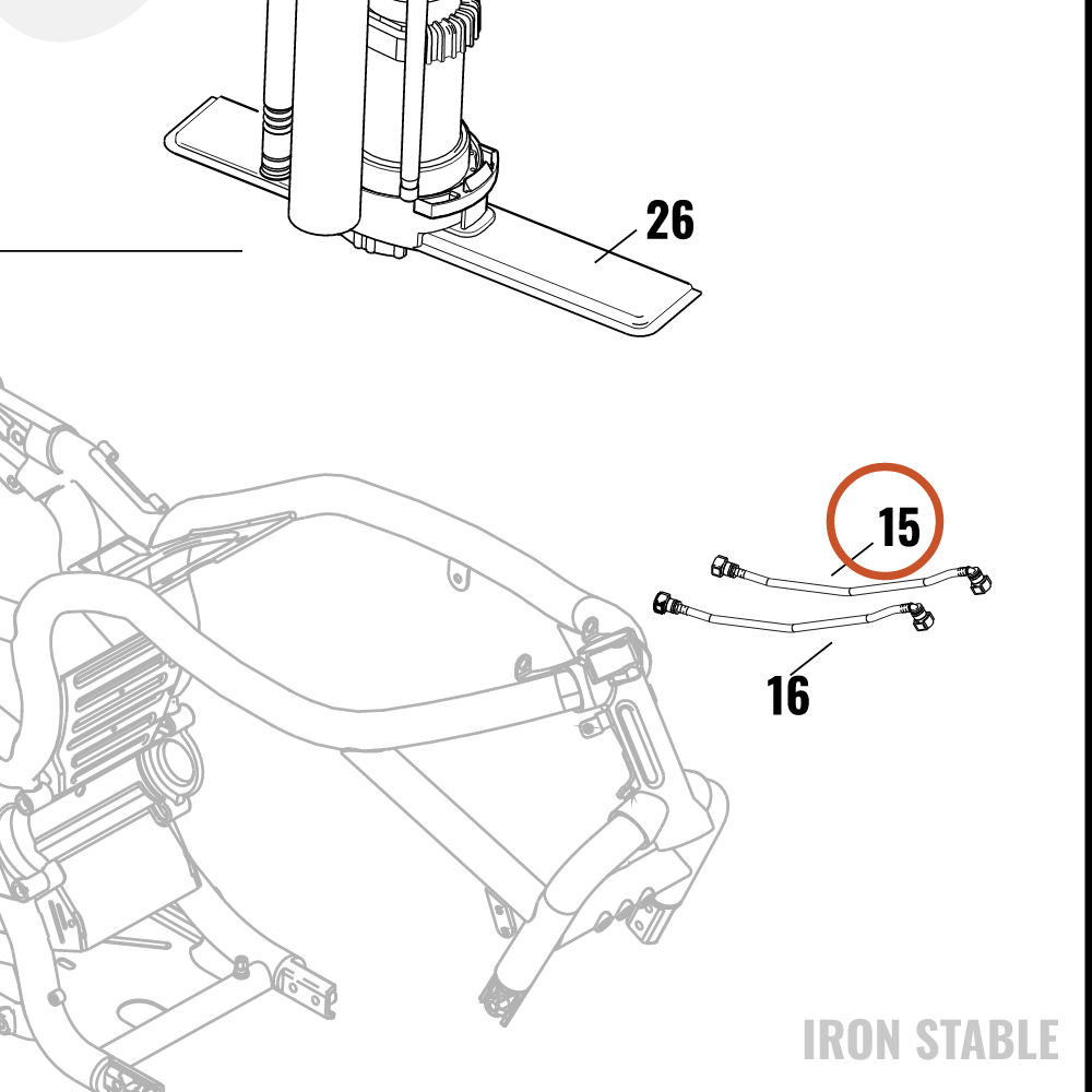Harley-Davidson Fuel Line, Pressure