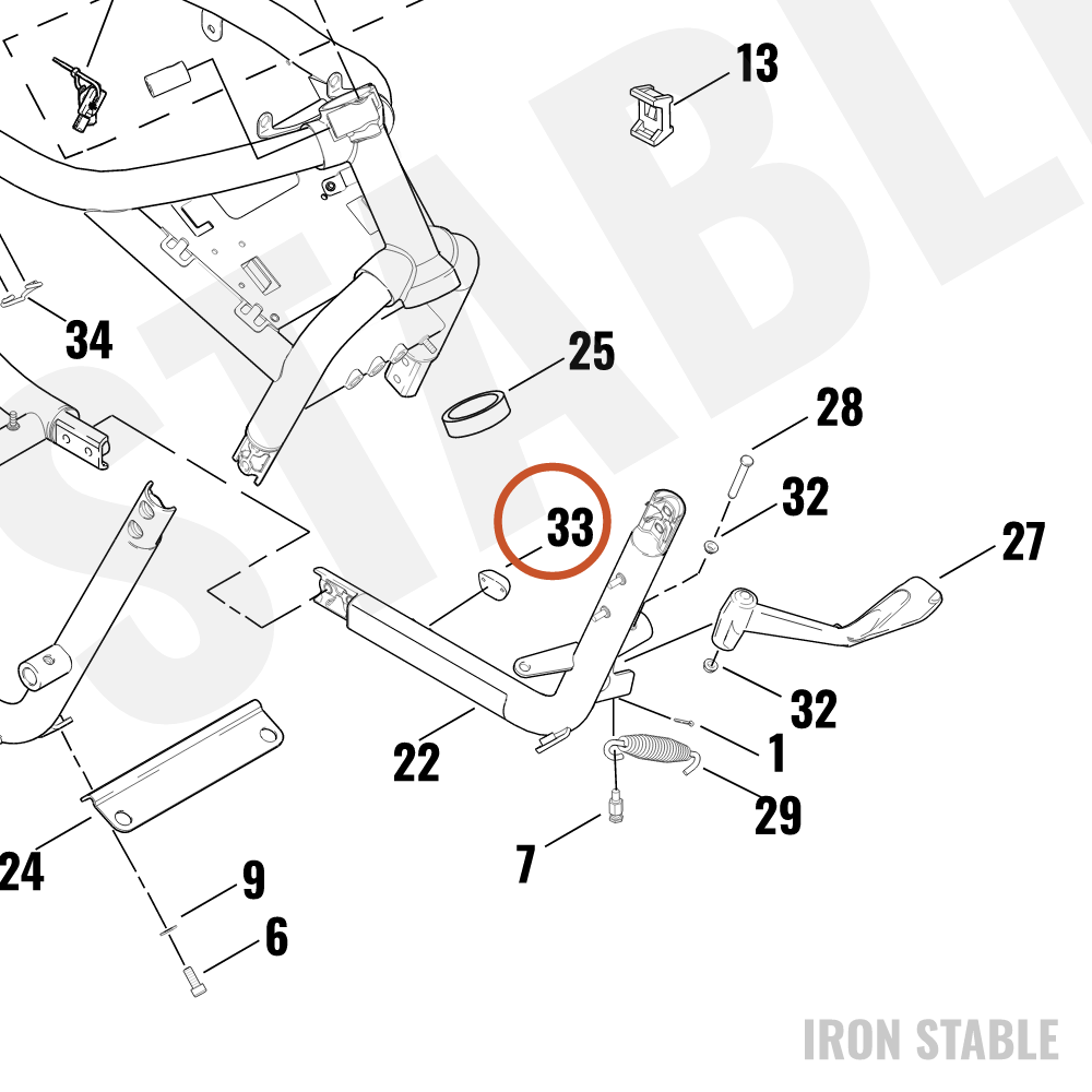 Harley-Davidson Bumper, Rubber