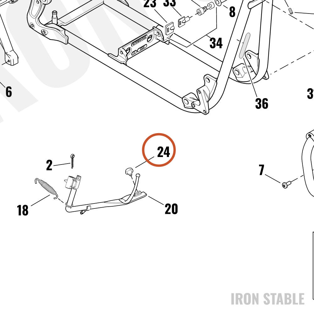 Harley-Davidson Bumper, Jfy Stnd