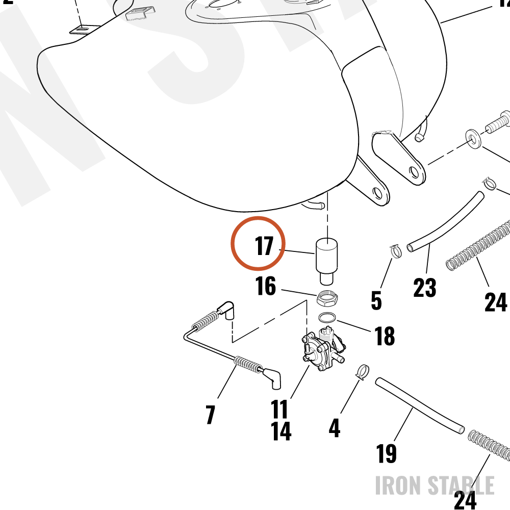 Harley-Davidson Filter, Fuel Valve