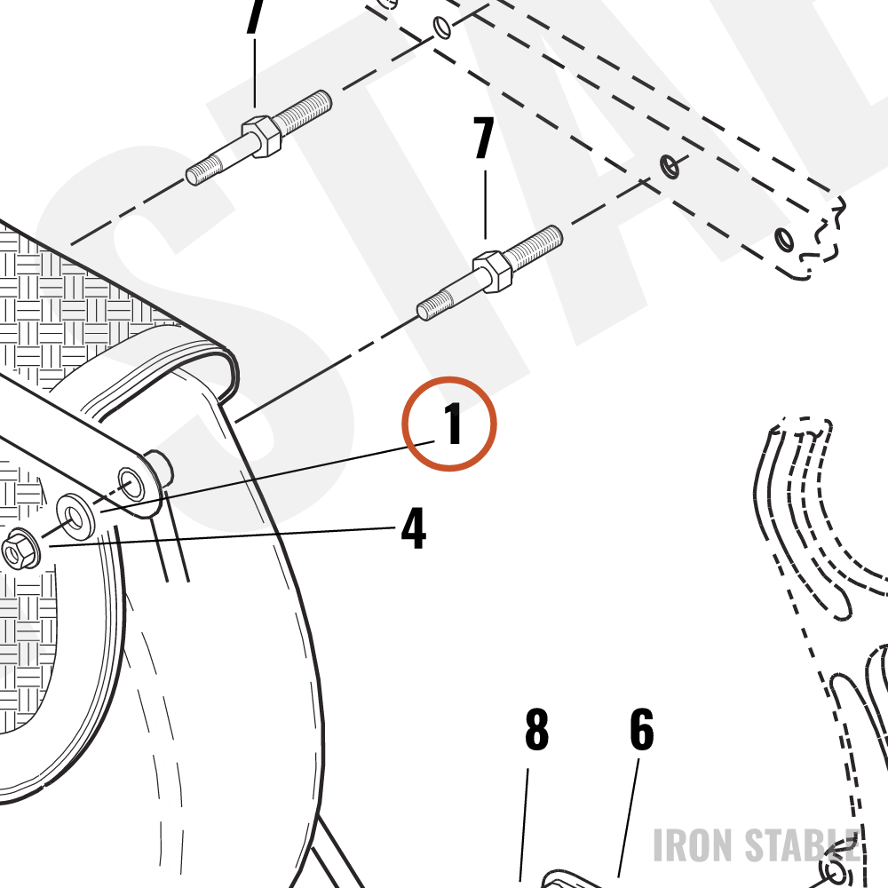 Harley-Davidson Washer, Flat
