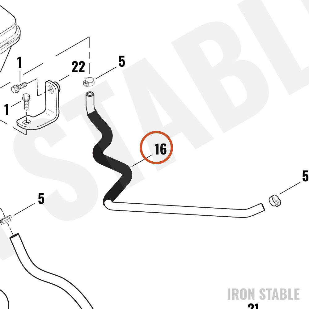 Harley-Davidson Oil Return Line