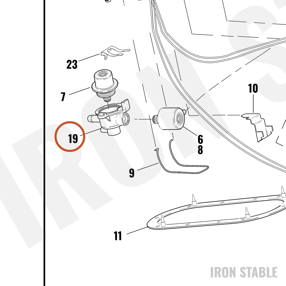 Harley-Davidson Housing Fuelpump Regulator