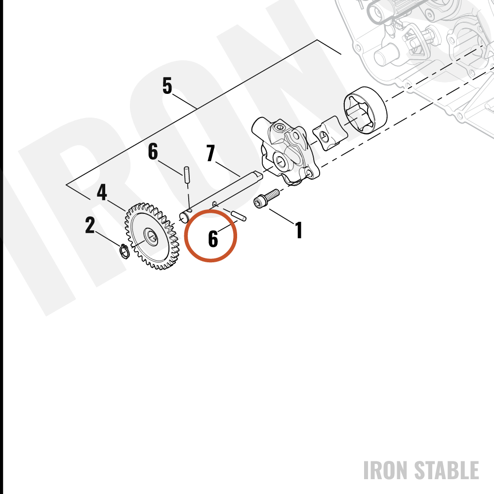 Harley-Davidson Oil Pump Assembly Sub-Component, X