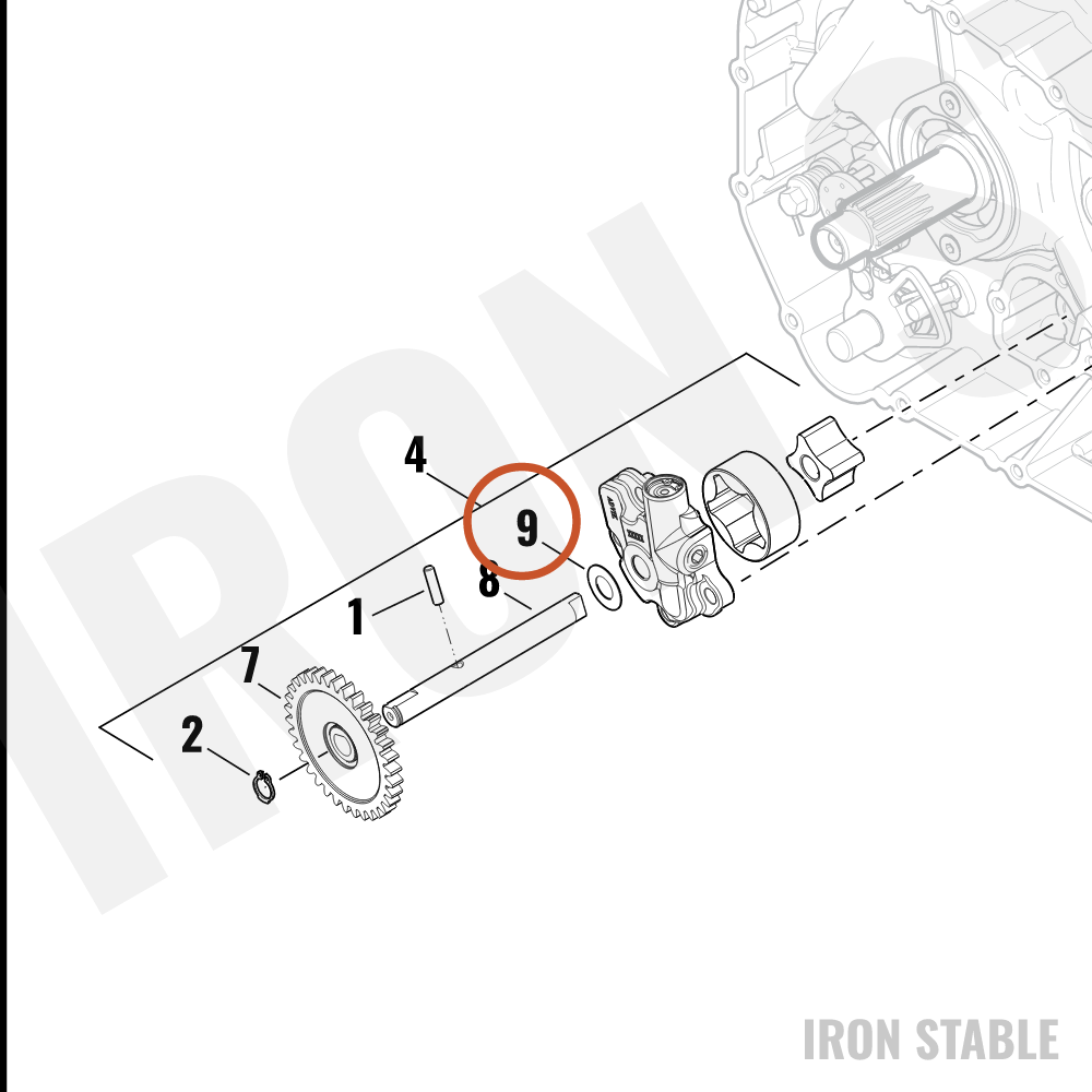 Harley-Davidson Oil Pump Assembly Sub-Component, Washer