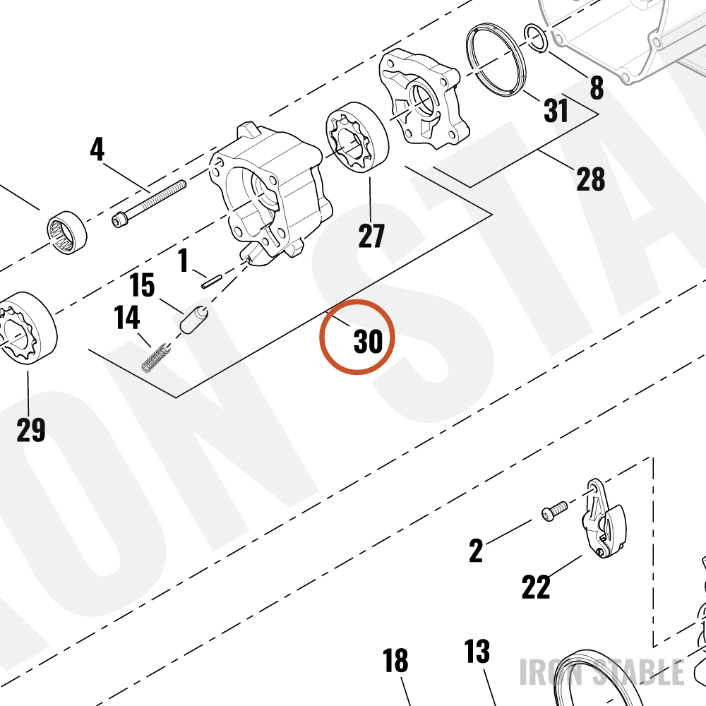 Harley-Davidson Oil Pump Assembly, Oil