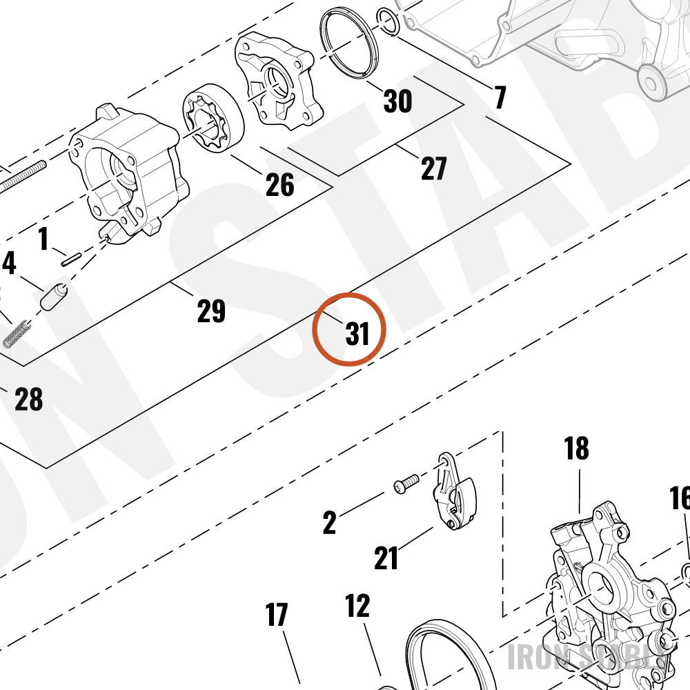 Harley-Davidson Kit, Op, 8 Lobe Scavenge, Oil
