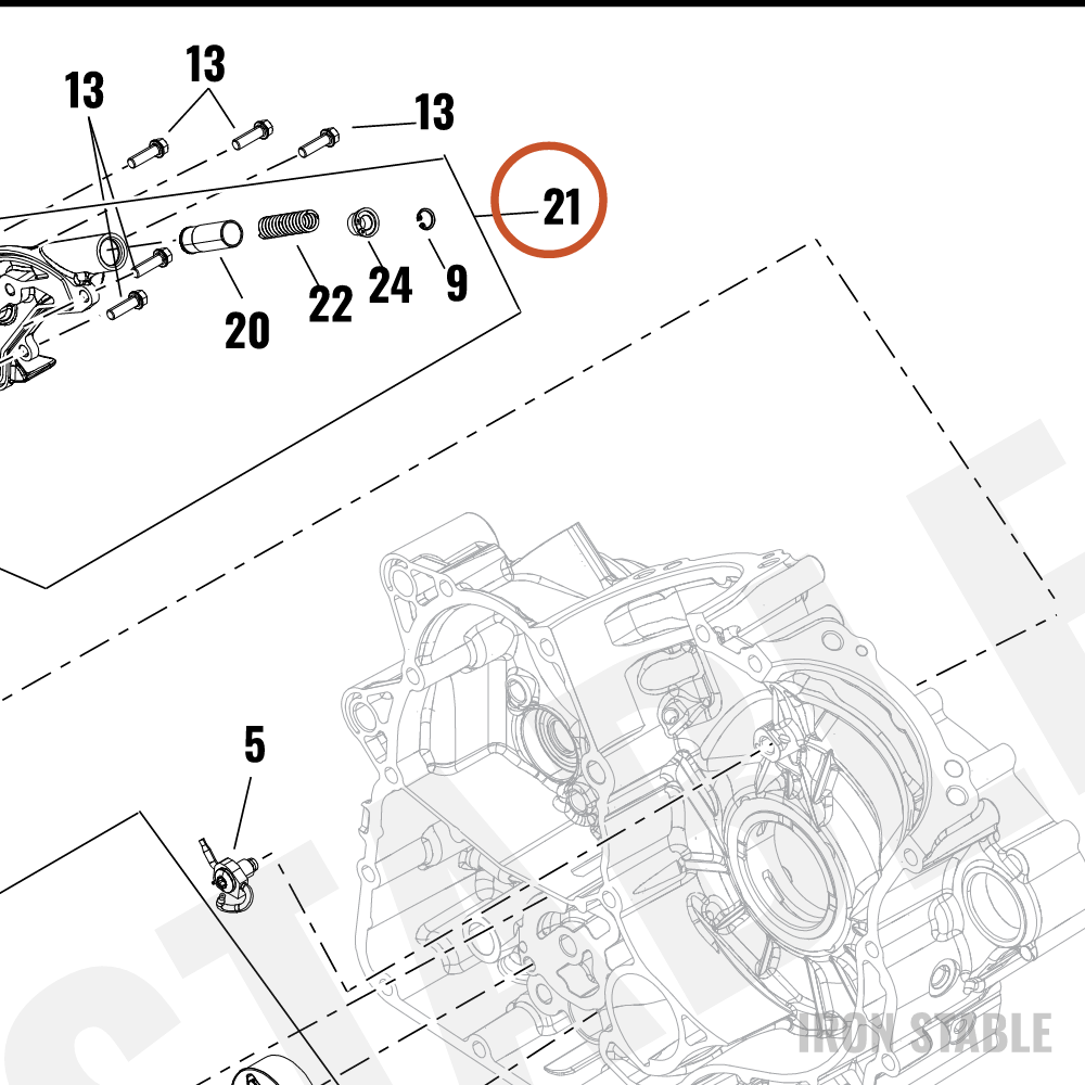 Harley-Davidson Oil Pump Assembly, Max Pt