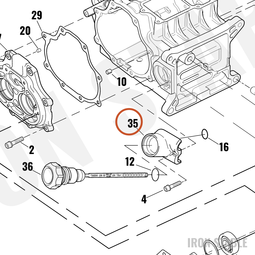 Harley-Davidson Oil Pump Assembly Sub-Component, X