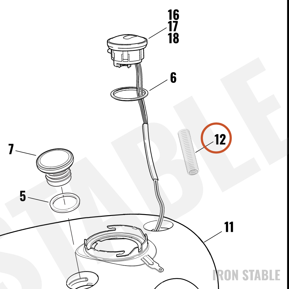 Harley-Davidson Hose-Shield, .250 Id(Po)