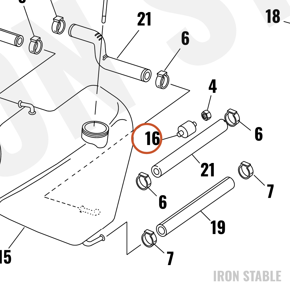 Harley-Davidson Mount Rubber