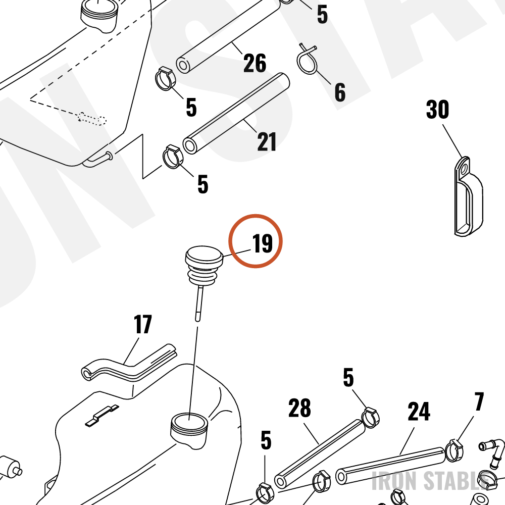 Harley-Davidson Cap Assembly Oil Tank Filler