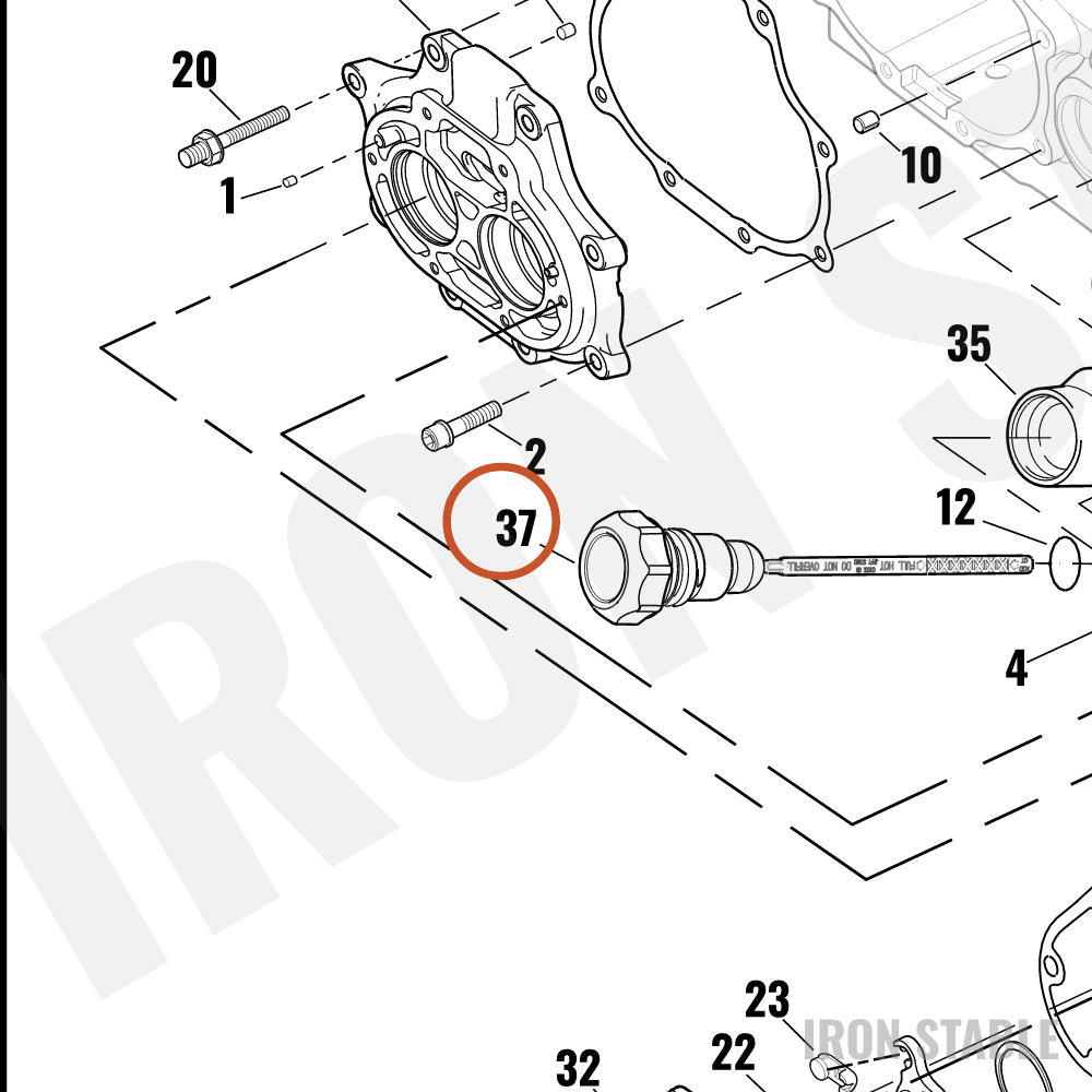 Harley-Davidson Dipstick Assembly